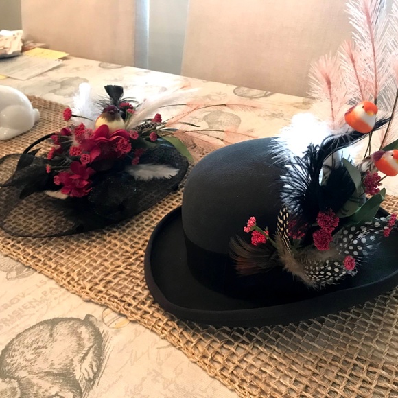Men & women’s decorative fashion hats worn once - Picture 1 of 3